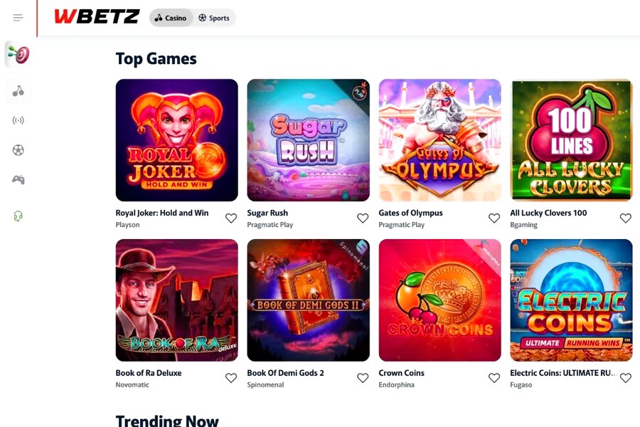 Wbetz Casino Login: Toegang tot jouw account