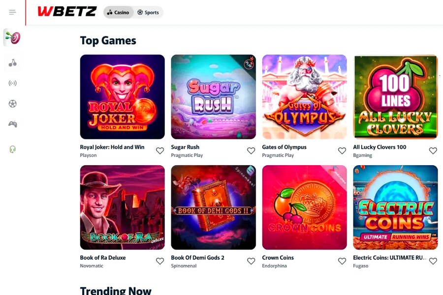 Wbetz Casino Mobiele App: Download en Speel Direct APK
